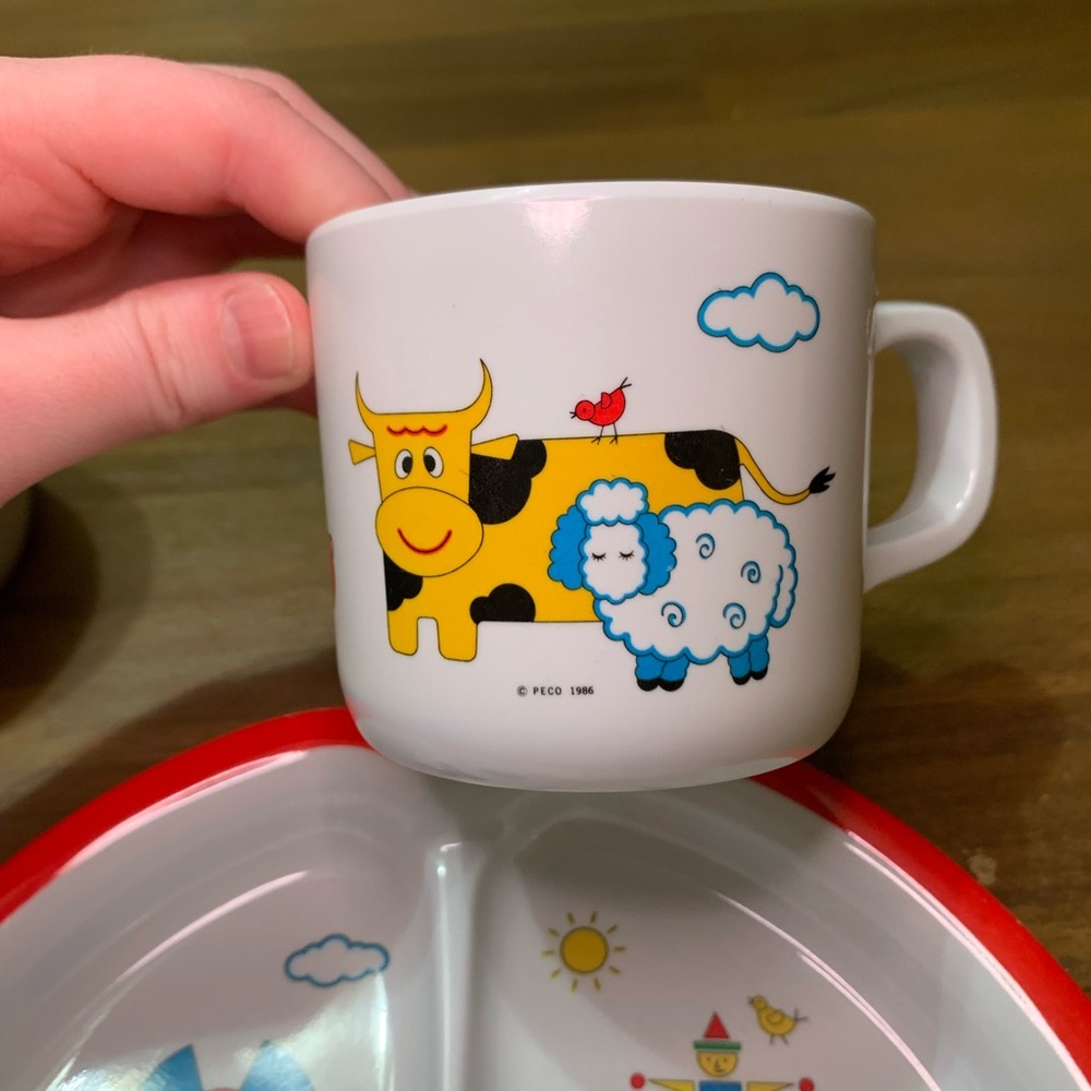 Vintage Peco Children's Dish Set - Picture 10 of 12